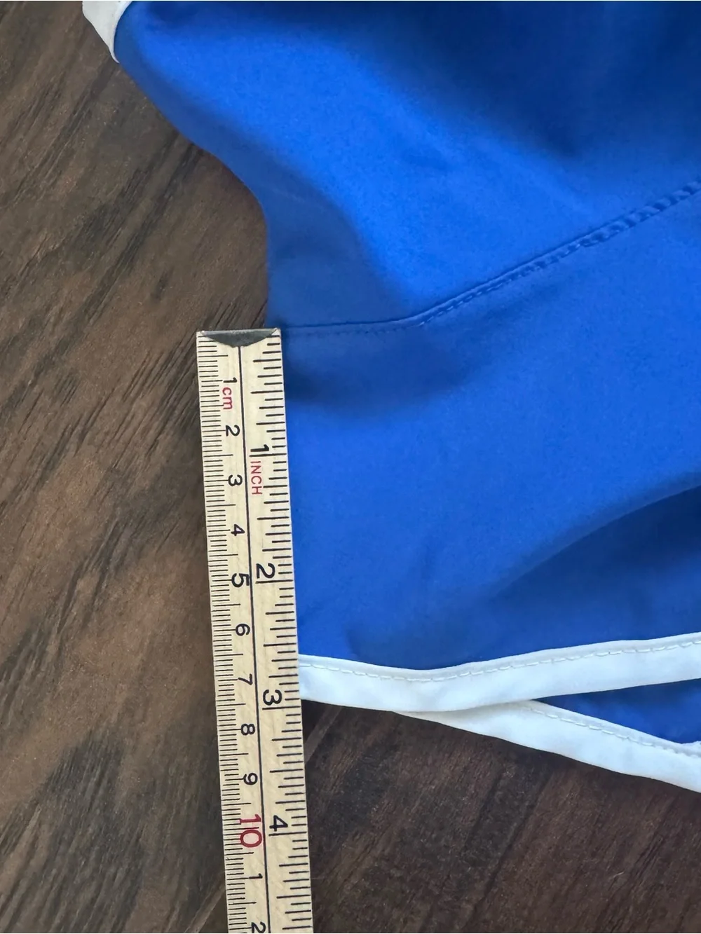 Nike Blue and White Athletic Running Shorts